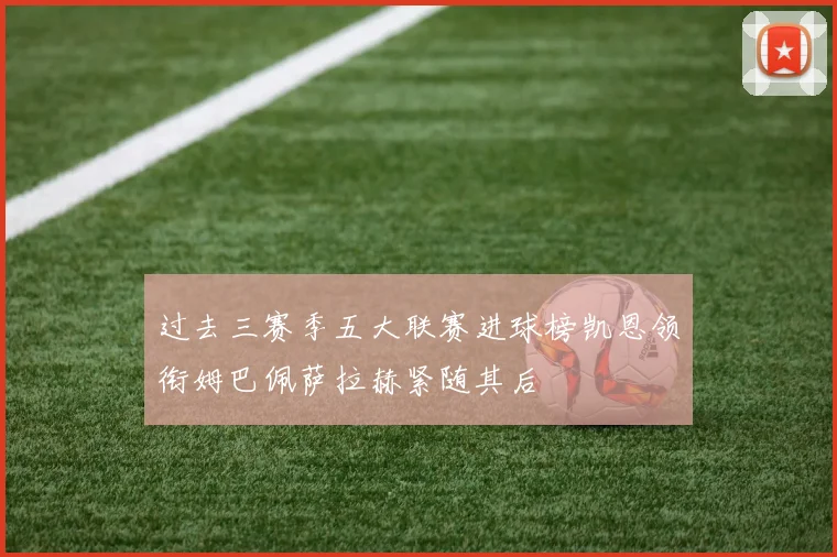 过去三赛季五大联赛进球榜凯恩领衔姆巴佩萨拉赫紧随其后