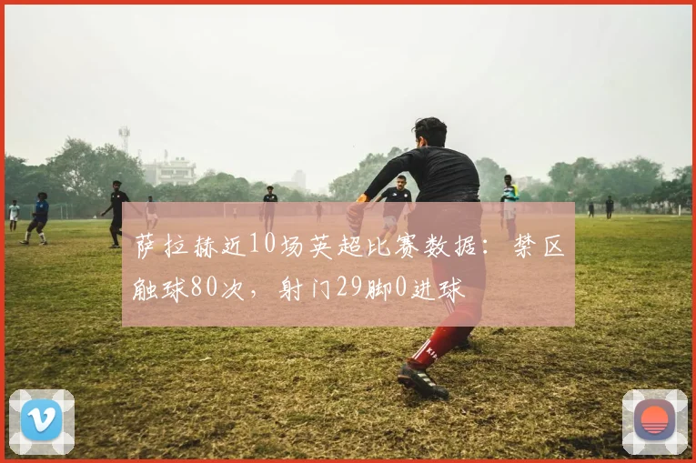 萨拉赫近10场英超比赛数据：禁区触球80次，射门29脚0进球